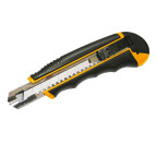 Нож канцелярский лезвие 18мм LEO L2500 металлическая направляющая + 6лезвий