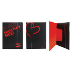 Папка А4 на резинке LEO Black Edition L5603