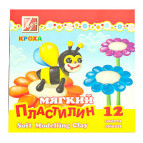 Пластилин 12 цв. ЛУЧ Кроха мягкий 23С 1484-08