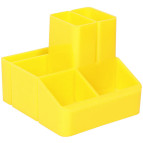 Стакан для ручек Economix желтый E81983-05