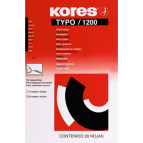 Копирка А4 20л. TYPO/1200 KORES черный K7528942