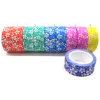 Декоративный скотч Decor 15мм*2м с узором, цвета в ассортименте DIY015