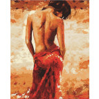 Картина раскраска по  номерам на холсте 40*50см  Mariposa Q2088 Гармония