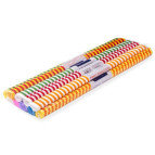 Бумага гофрированная креповая Interdruk 50*200см Полоски 219879