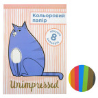 Бумага цветная А4 8л. Перо The Secret Life of Pets 710494/119191