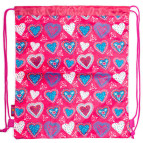 Сумка для обуви 1 Вересня Yes 553589 Hearts SB-01 35*40см