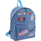 Рюкзак (ранец) школьный 1Вересня Yes 553923 Jeans ХОХО ST-15 30*36*12см