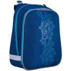 Рюкзак (ранец) школьный каркасный 1Вересня Yes 553393 Blue Weave H-12 38*29*15см