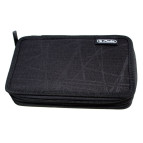 Пенал 2 отделения с наполнением Herlitz 10432078S Wild Print Black 23 предмета