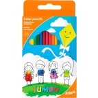 Карандаши цветные 12цв. Kite мод 048 Jumbo Kite трехгранные K17-048