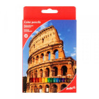 Карандаши цветные 18шт Kite мод 052 Города K17-052-2