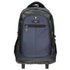 Рюкзак - Чемодан Enrico Benetti Eb62024622 Barbados Black-Navy на 2 колесах (43л) с отделом для ноутбука 33*48*27см