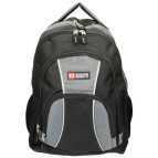 Рюкзак (ранец) школьный Enrico Benetti Eb47077614 Martinique Black-Grey с отделом для ноутбука 32*44*22см