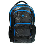 Рюкзак (ранец) школьный Enrico Benetti Eb47105058 Natal Black-Kobalt с отделом для ноутбука 32*46*24см