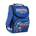 Рюкзак (ранец) школьный каркасный 1Вересня Smart 553417 RoboHero PG-11 34*26*14см