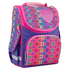 Рюкзак (ранец) школьный каркасный 1Вересня Smart 553324 Rainbow PG-11 34*26*14см