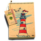 Блокнот на спирали А5 70л. Kirisketch картон 2мм, Маяк BKP-122003-MA