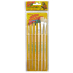 Набор кистей 6 шт ARTIST Пони + Щетина №2,4,6,10 + №8,12 AB-6