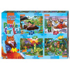 Пазлы DankoToys 54 и 20 эл. DT K5420-0* 4 в 1 ассорти MIX