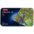 Карандаши акварельные набор 36 цв. Derwent Inktense в металлической коробке D-2301842