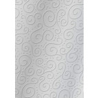 Бумага для скрапбукинга Heyda А4 220г/м2 204772628 с тиснением Милан серебрянный