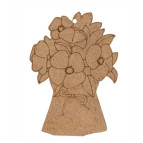 Заготовка для декорирования Rosa Talent ДВП 5шт Букет цветов-5 7,5*10,5*0,3см 2809034