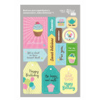 Высечки из картона Rosa Talent самоклеющие набор Cake delicious 1 12,8*20см 9406092