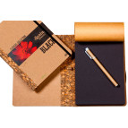 Блокнот А5 140л. Kirisketch Дерево, Цветы, Черный чистый блок + ручка 222050