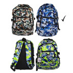 Рюкзак (ранец) школьный Лидер камуфляж 43*29*17см №001-с