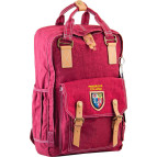 Рюкзак (ранец) школьный  Yes 554020 OX 186 Бордовый 27,5*42*12см