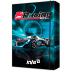 Папка для тетрадей B5 KITE мод 210 плотный картон на резинке Racing Night K17-210-02