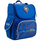 Рюкзак (ранец) школьный каркасный 1Вересня Yes 553292 Oxford blue H-11 34*26*14см