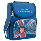 Рюкзак (ранец) школьный каркасный 1Вересня Yes 553304 Cambridge blue H-11 34*26*14см