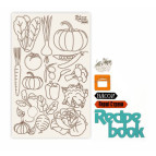 Чипборд для скрапбукинга 126*200 мм Recipe book 3 белый 94232069