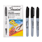 Маркер перманентный Hongbei черный 95000