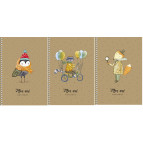 Тетрадь на спирали А5 96л. ШКОЛЯРИК Student Крафт А5-SC-096-*