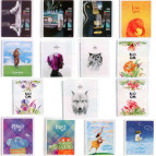 Тетрадь на спирали В5 80л. ШКОЛЯРИК Student в клетку В5-SC-080-974К