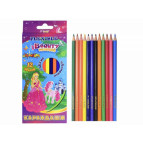 Карандаши цветные гибкие 12цв. Мультяшки 7564
