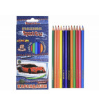 Карандаши цветные гибкие 12цв. Мультяшки 7562