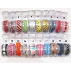 Декоративный скотч Decor 15мм*10м с диспенсером, в ассортименте 12023-11