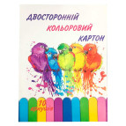 Картон цветной детский для поделок А4 Фолдер 10л. 150г/м двухсторонний 691649