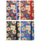 Блокнот А7 80л. Лидер с резинкой в клетку 477