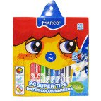 Фломастеры 24цв. Marco смываемые FM1630-24CB