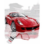 Картина раскраска по  номерам на холсте 40*50см Babylon VP806 Красный Феррари