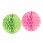 Украшение новогоднее бумажное Подвеска раскладной Шар 20см, в ассортименте 8293