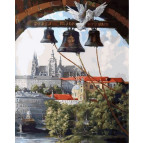 Картина раскраска по  номерам на холсте 40*50см Babylon VP865 Колокола Праги