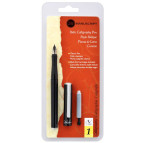 Набор для каллиграфии Manuscript Italic Calligraphy Pen Medium (перо, черный картридж, конвертер) MC1605