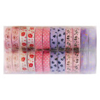 Декоративный скотч Schreiber 1,5см*1м цветок, цвета в ассортименте S-5524