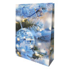 Пакет подарочный бумажный 44*32*11см R-15 Новогодний