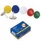 Кнопки цветные BUROMAX Jobmax 50шт 5106